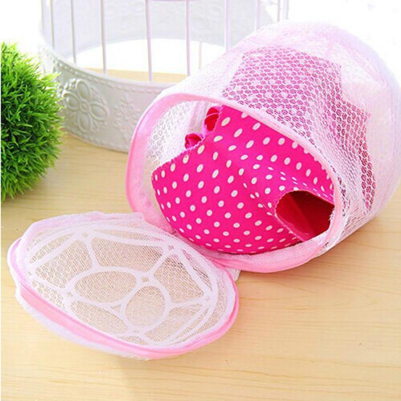 Small Clothing Mesh Wash Cover Fine Mesh with Stand Floating Underwear Laundry Bag Bra Wash KTY