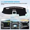 Dashboard Sunshade Cover Carpert Dash Mat Black Anti-Slip For Ford F150 2015-20