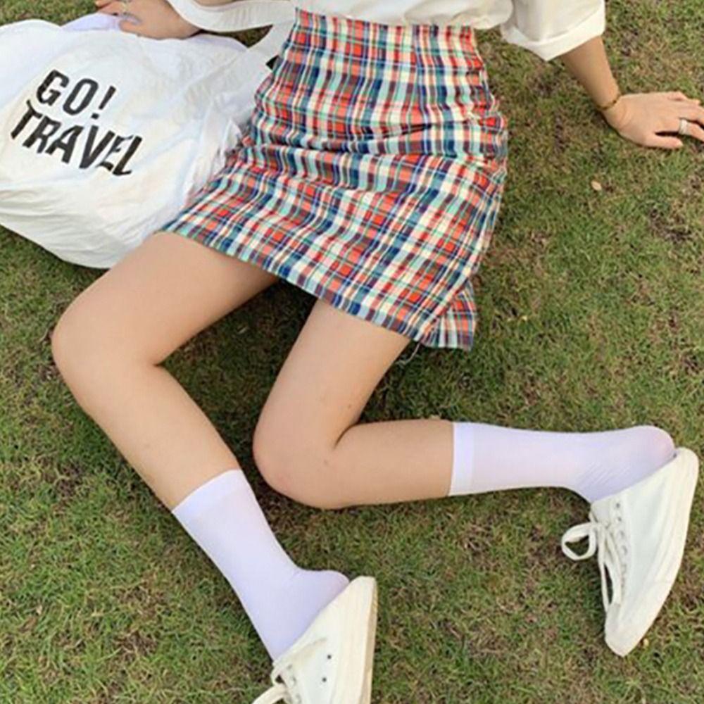 Elastic Long Stockings Summer Thin Stockings Fashion Knee Length Socks