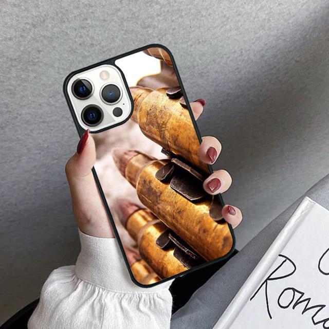 Gun And Bullet Phone Case Cover For iPhone 17 Air 16 15 14 plus 11 12 13 pro max coque Shell Fundas