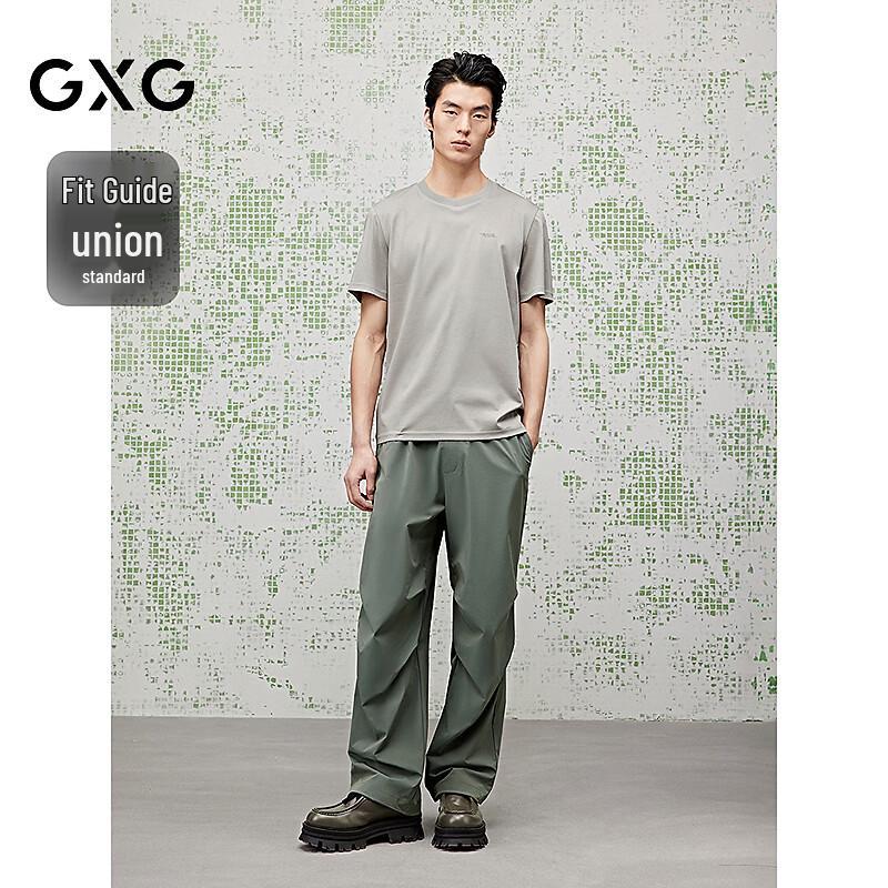 GXG Men's Round Neck Short Sleeve Knit T-Shirt
