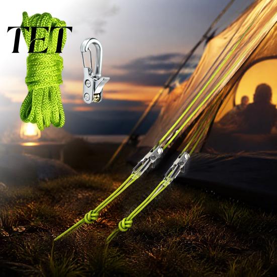 Emergency Cord Tensioner 4/8/12Pcs Rope with Cord, Heavy Duty Tie Down Roller, Compact Tightening Tool Metal for Camping, Tarps, Guy Lines,
