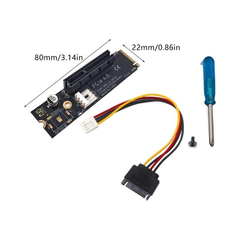 PCIE 4X To M.2 Adapter M.2 To PCIE 4X Hard Drive Converter Reader Adapter Card Replacement for Computer Accessories