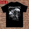 Megadeth Algodão Preto Unissex Manga Curta Camiseta Presente Para Fãs P a 5XL Camiseta Unissex