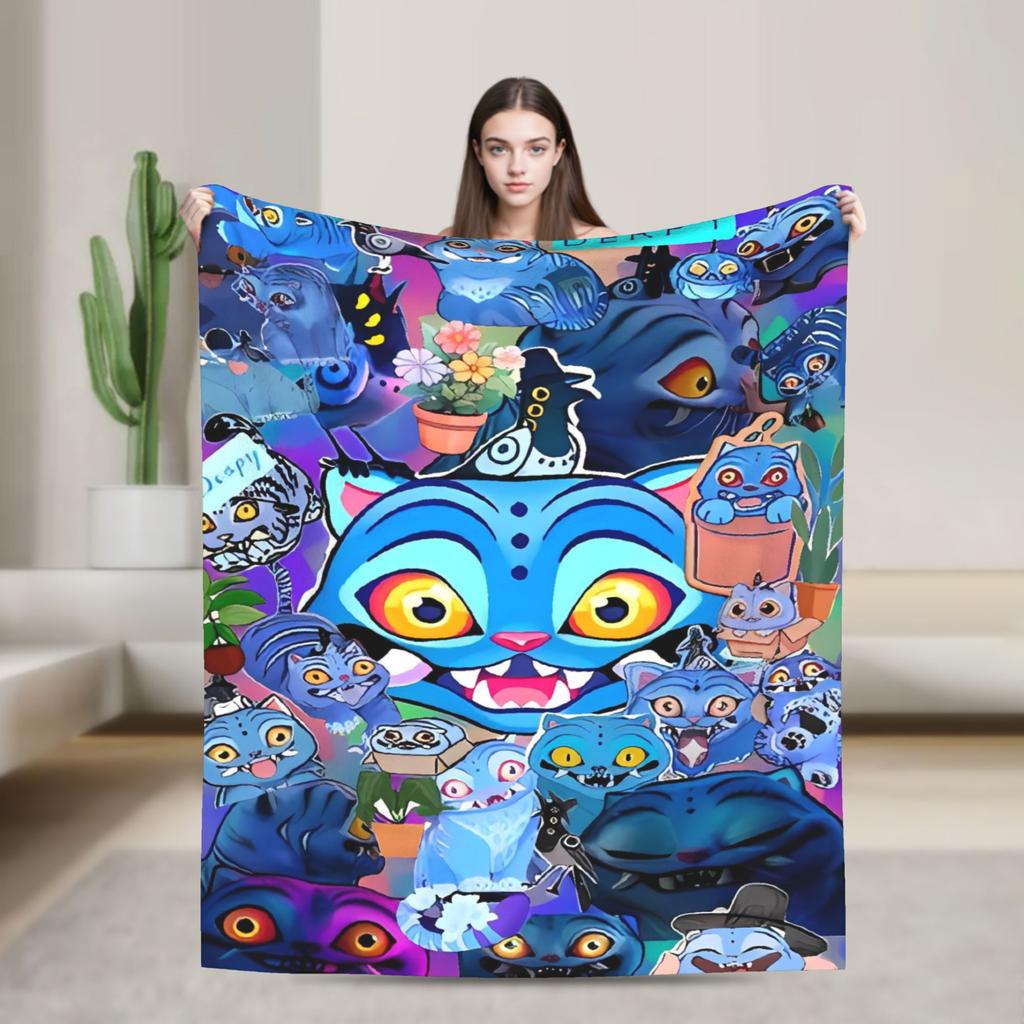 Saja Boys Jinu Kpop Demon Hunters Blanket Quality Soft  Throw Blanket Winter Picnic Couch Chair Street Trend Bedspread