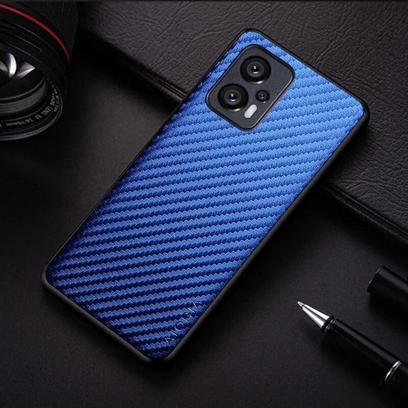 Carbon Fibre Texture Case for Xiaomi Poco X4 GT 5G Fashion Design Soft Back Cover Coque for Poco X4 Gt Case