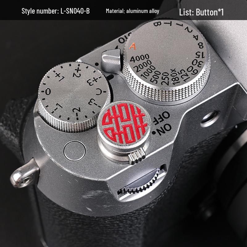 Fujifilm & Nikon Camera Shutter Button Cap for XT Series & ZF