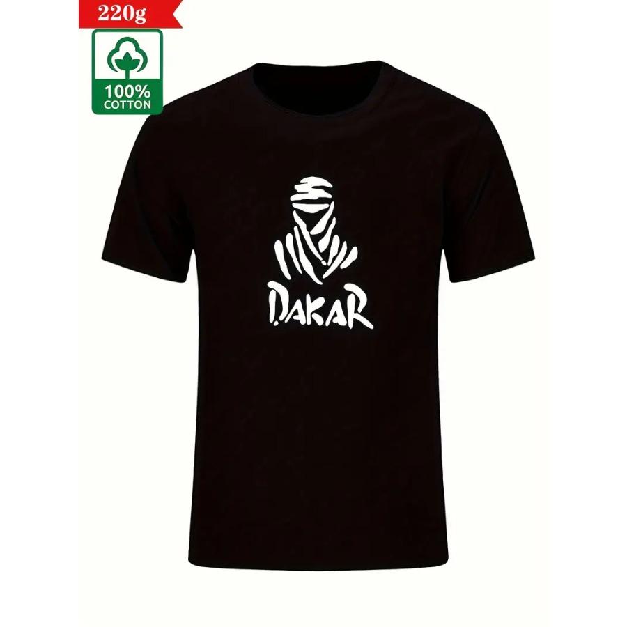 Herren Casual Kurzarm T-Shirt - Hellblaues Berg-Grafik-Tee, Regular Fit, Rundhalsausschnitt, Sommer-Essential für Freizeitkleidung, Outdoor-Freizeitkleidung