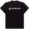 Balenciaga x ZHIFUBAOLIANMING SS25 T Shirt Loose Fit Unisex Black 787349TRVY91000