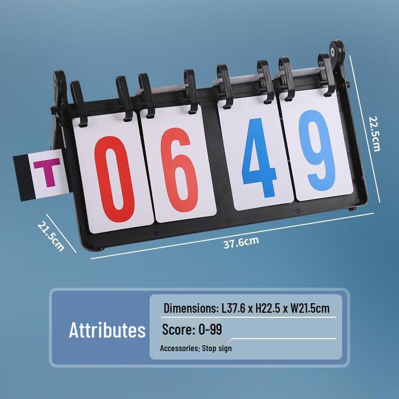 

Multi-Sport Flip Scoreboard with Pause