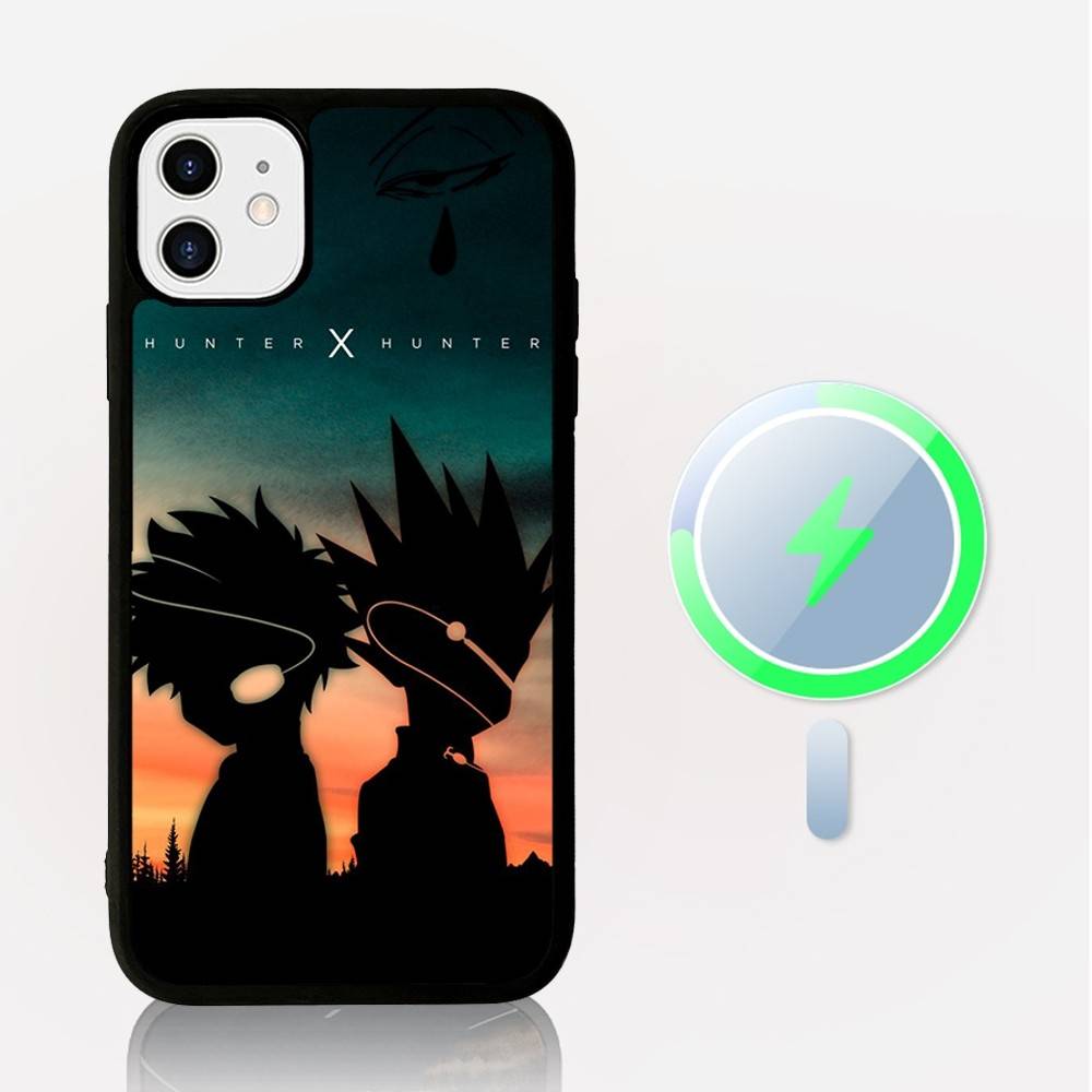 Classic Popular Anime H-Hunter X H-Hunter Game Phone Case Magnetic Case For IPhone 16 14 13 12 11 15 Pro Max Plus For Magsafe