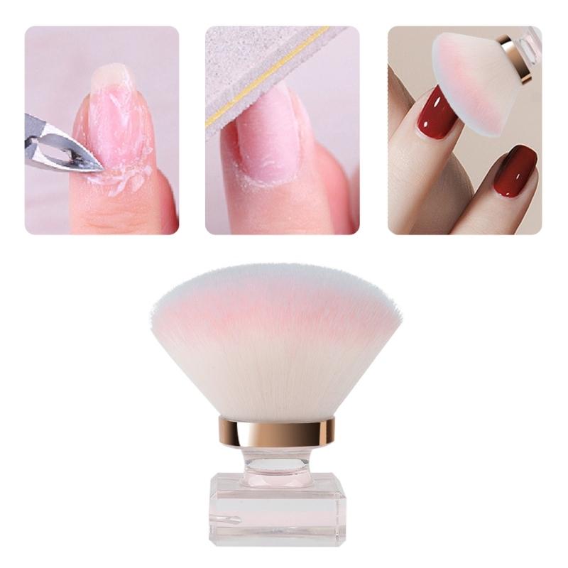 Nagelstaubbürste Nail Art Staubentferner Pinsel Make-up Pinsel Nagelbürste Nagelstaub Reinigungsbürste Maniküre Zubehör