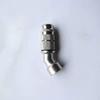 Backpack Spraying Nozzle Tip 45 Degree Adjustable Solid Stainless Steel High Pressure Tool for Farm Greenhouse Plant Irrigation