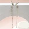 1 Pair Of Super Fairy Fairy Butterfly Tassel Earclip Female, With A Sense Of Niche Design Angel Wing Earbone Clip Without Ear Holes