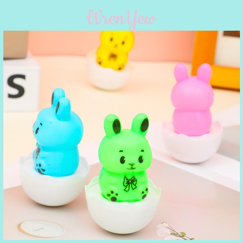 Rabbit Tumbler Toy For Kids With Plastic Resin Material And Educational Benefits