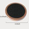 Drink Absorbent Wood Coasters Heat Resistant Wooden Drink Placemats Felt Wooden Tea Mat  Office