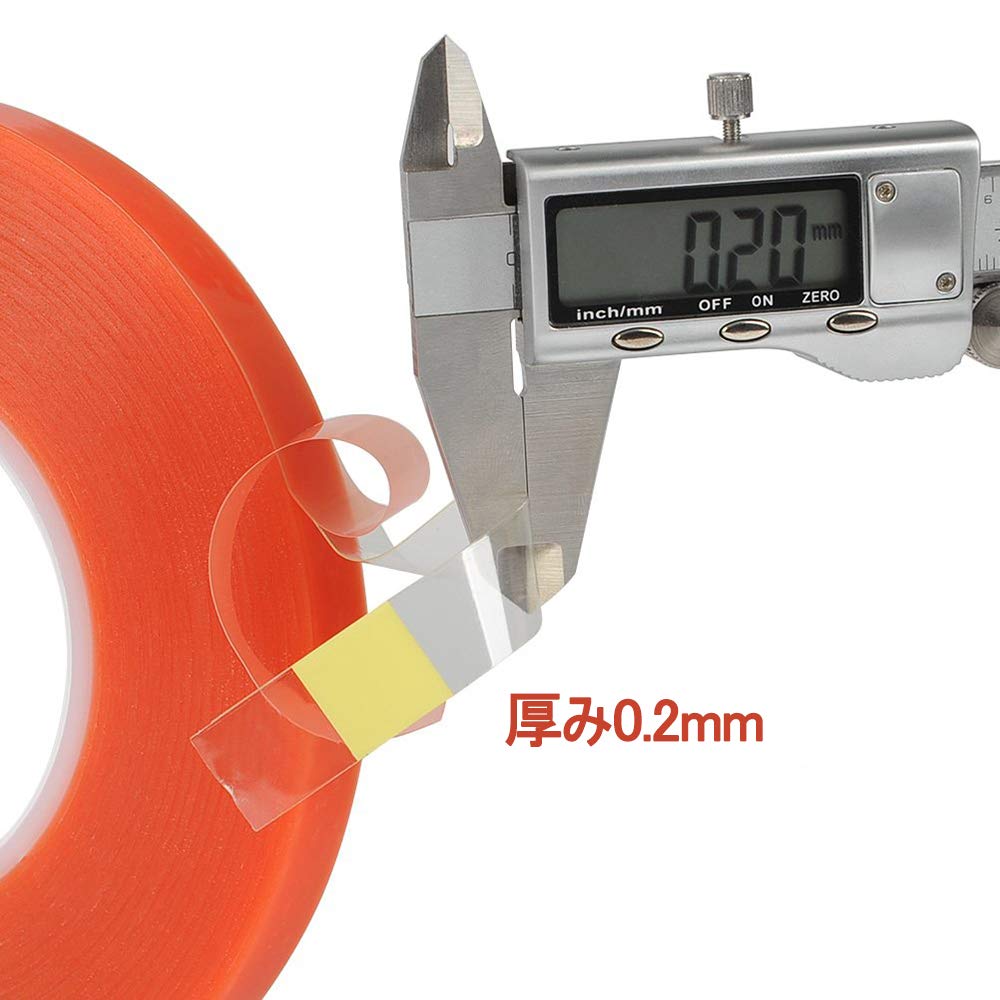 Double Sided Tape, Width 0.1 X Thickness 0.08 X Length 164.4 Ft (3 X