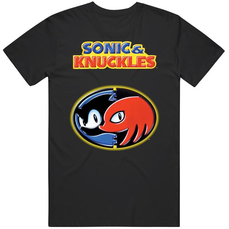 

Sonic And Knuckles Sega Retro Vintage Christmas Gift Unisex T-shirt M