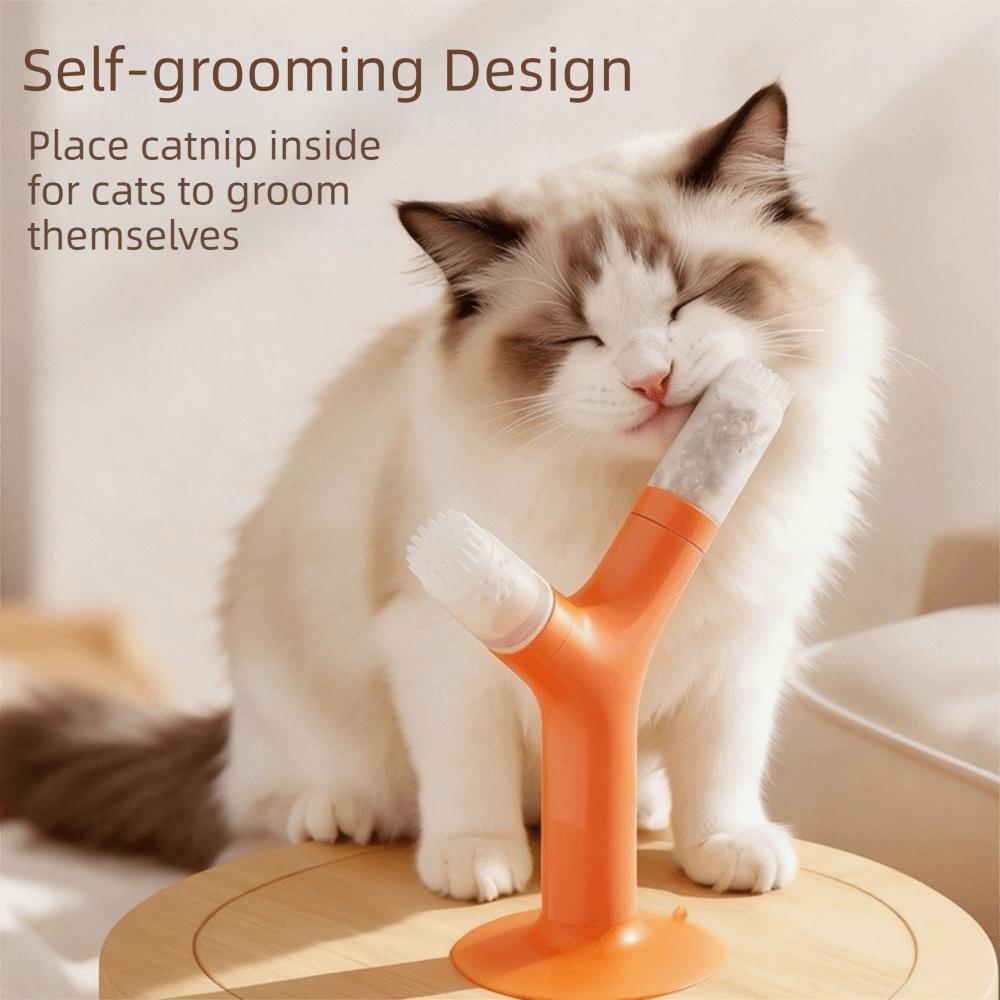 Removable Cat Itching Stick Soft Pet Hair Removal Comb Durable Pet Toothbrush Cat Toy