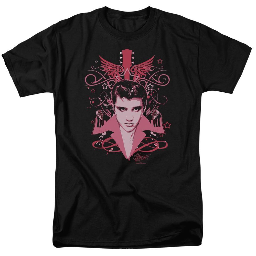 Elvis Presley - Lets Face It - Adult Unisex Short Sleeve T-Shirt - Black 3XL