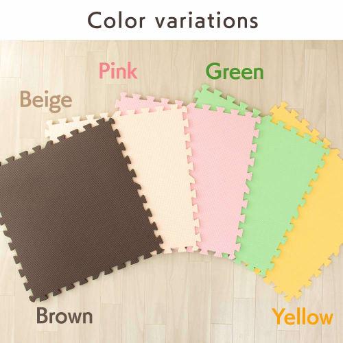 Iris Plaza Joint Mat 60cm 20mm Cork Cork Mat Color Mat Soundproofing Scratch Resistant Pet Baby Pejtm-602 Brown 60x60cm Set of 4