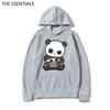 2022 Felpe con Cappuccio Panda Kawaii Unisex Harajuku Needs More Boba Felpa con Cappuccio Unisex Primavera Autunno Estetica Cartone Animato Grafica Felpa