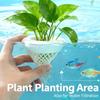 3D Printed Floating Aquarium Planting Basket Fish Plant Symbiosis Planter  Hydroponic System