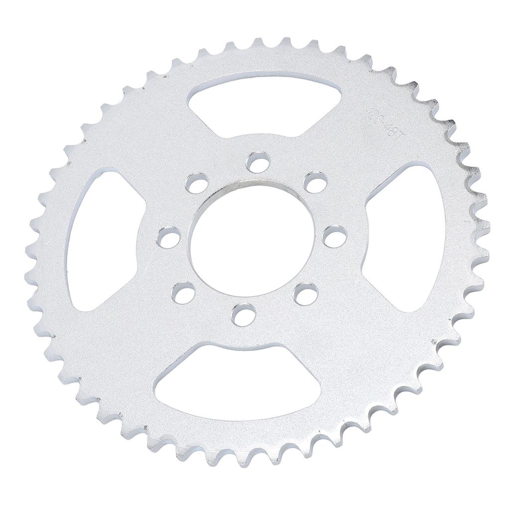48T 8 Hole Sprocket 40 41 420 Chain High Hardness Steel Alloy Rear Chain Sprocket Replacement for Predator 212cc 196cc