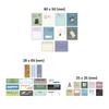 Monolike Record Sticker Pack Series 2 Variety for Fancy Stickers Today's (102 Stickers) - Pack, Diaries, Scrapbooks, Waterproof,