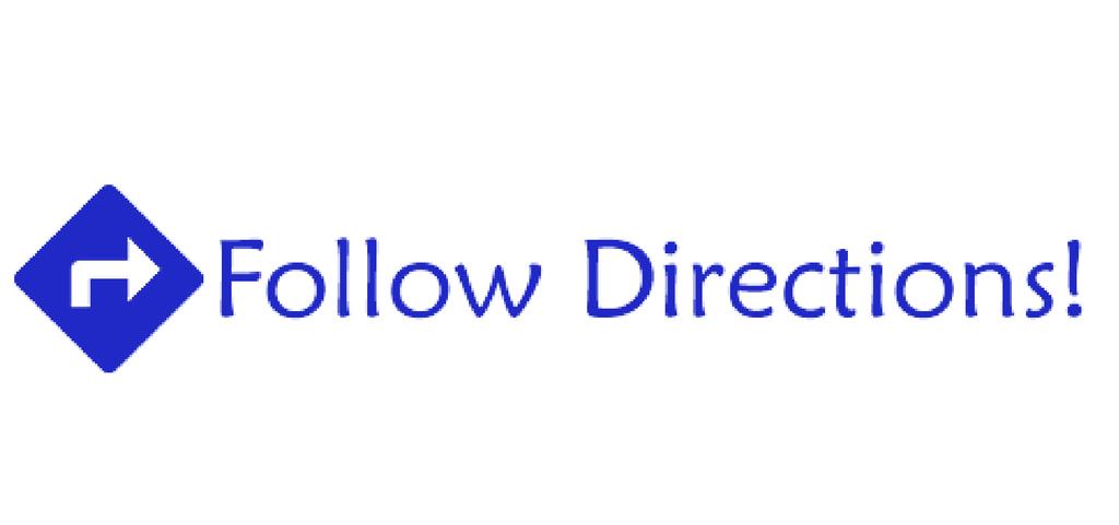 Printtoo Teacher's Stamp Follow Directions! Self-Inking Stamp Rubber Stamp Instruction for School & Office Supplies,42x9 mm