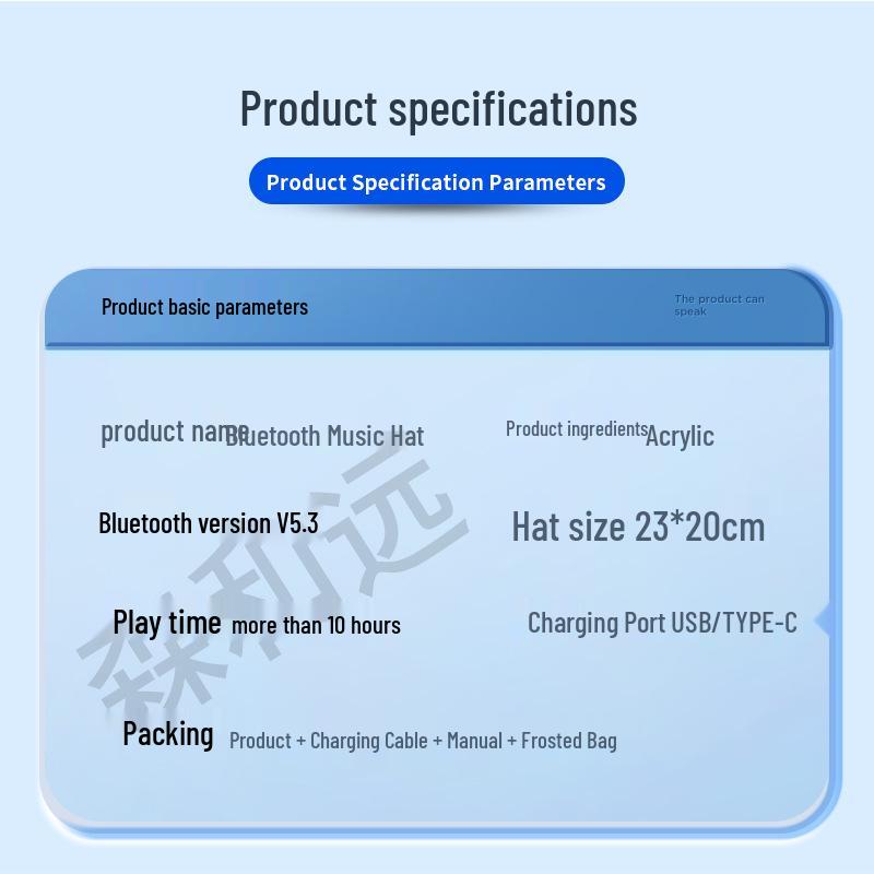 Bluetooth Music Knit Hat - Wireless Stereo Cap for Night Running & Cycling, Autumn/Winter Warmth