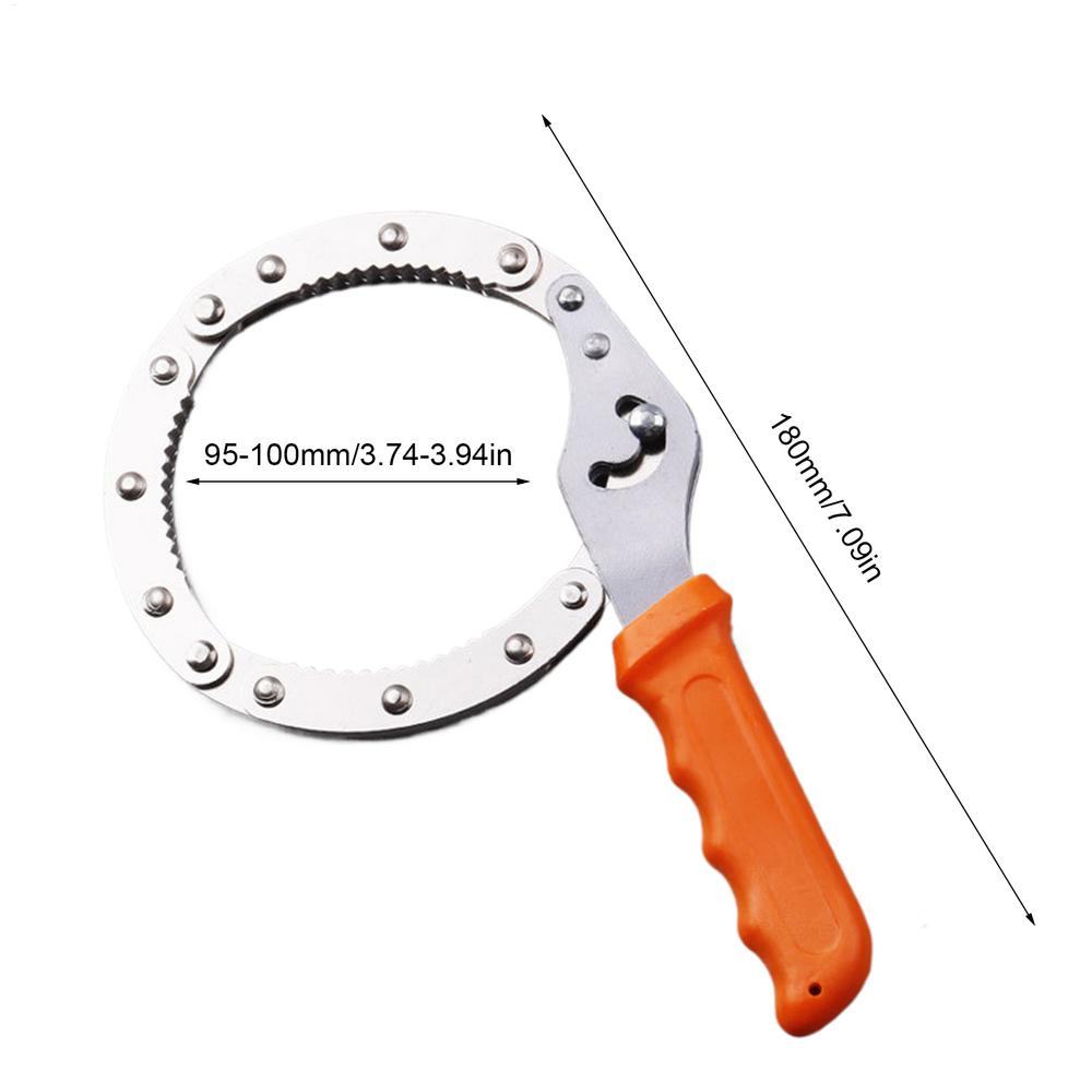 

Adjustable Oil Filter Pliers Adjustable Oil Filter Removal Pliers Wrench Handcuff Design Precise Fit Vehicle Maintenance Gadget