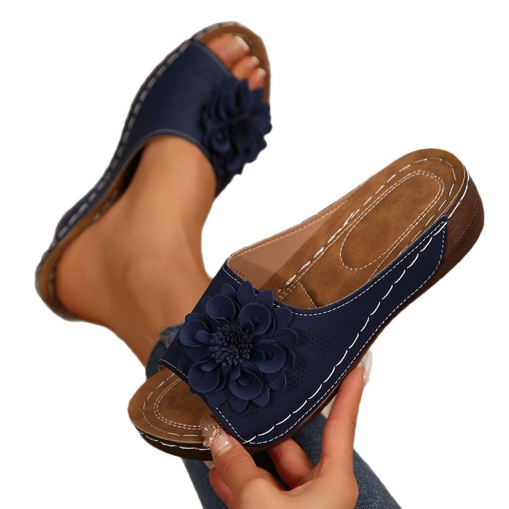 Plus Size Shoes for Women 36-43 Summer Fashion Women Platform Wedges Comfortable Slip on Non-slip Sandalias Mujer Beach Shoes