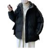 Big Yards of Cotton Clothing Men's Winter Fashion New Down Cotton Jacket Loose Thickened Cotton Clothes Bread Clothing Coat Men