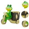 Frog Pulling A Cart Ornament, Figurine, Decor ,Animal Sculpture Decorative Creative