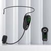 2.4G Headset Microphones with Receiver Wireless Microphone Set Transmitter 164ft Range 2 in 1 Clear Audio for Teachers Coaching