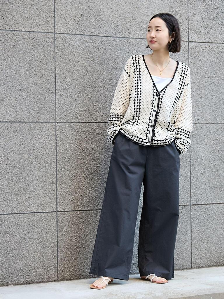 [Coen] Crochet V-neck Cardigan 76376430098 9100 Other 1 (91) FREE