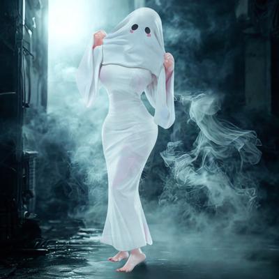 Figúrka dámy ducha PVC Kostým duch Anime dievča Figúrka Soška Halloween Strašidelná Cosplay Dievča ducha Domov Kancelária Stolová dekorácia Ozdoba
