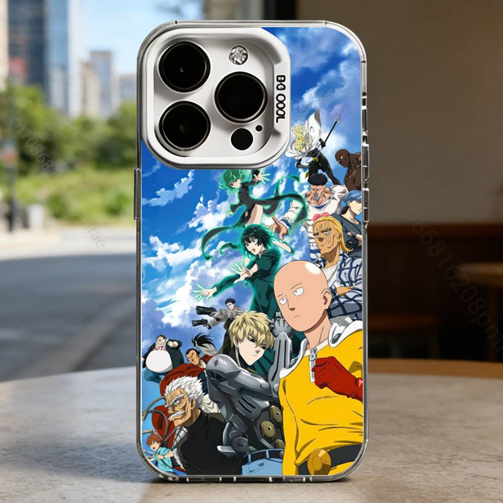 

Аниме One-P-Punch Man Белый Ударопрочный Чехол Для Телефона Для iPhone 17,16,15,14,13,12,11,Pro,XS,Max,Plus,Mini,SE iPhone11