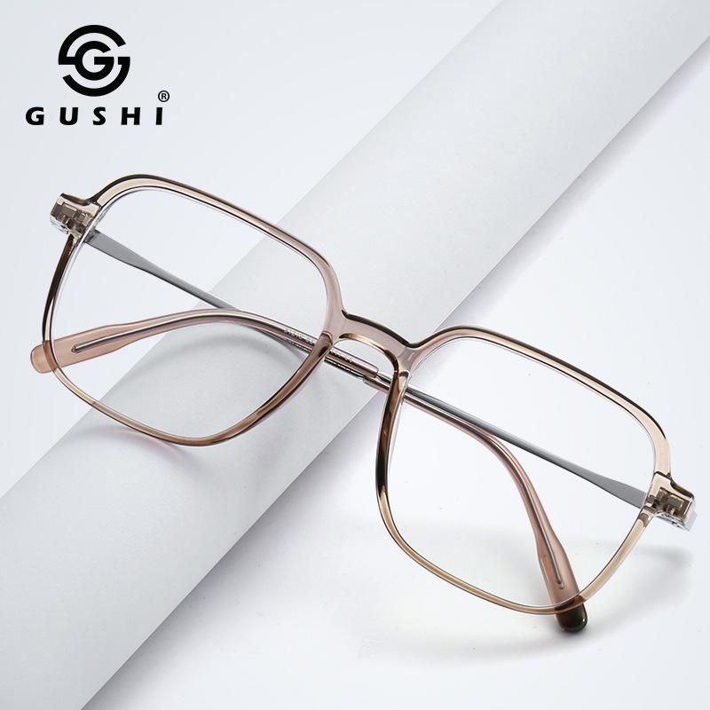 2024 Fashion Square Metal Eyeglass Frame - Face Slimming, Anti-Blue Light, Unisex for Myopia