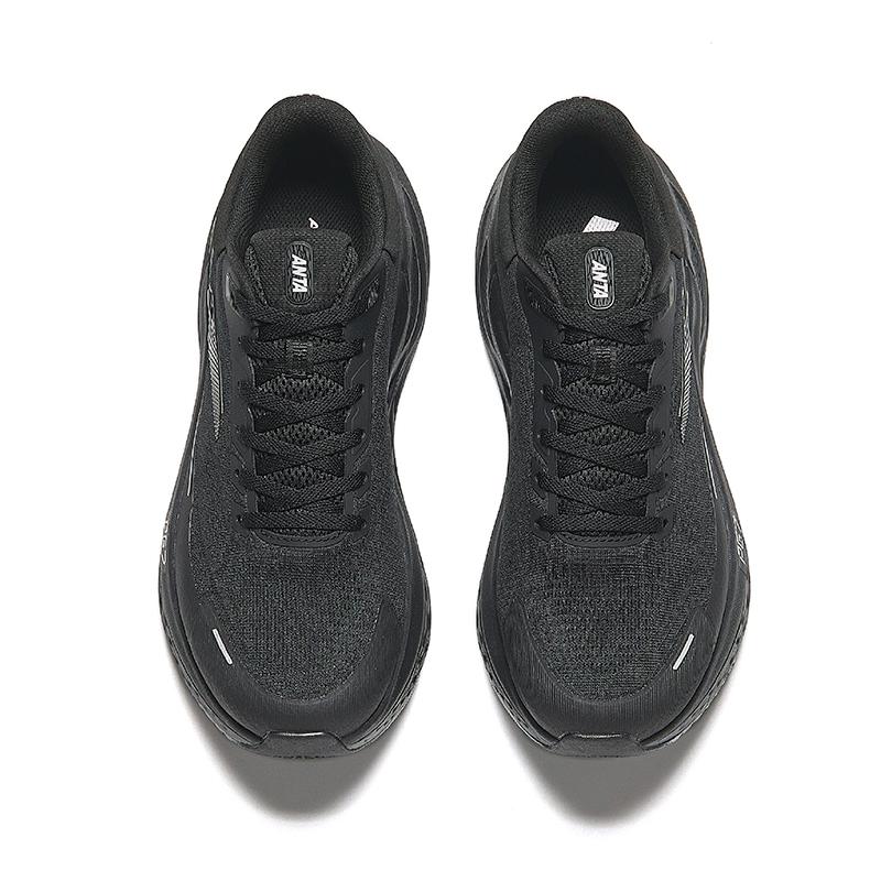 Anta Travel Step PG7 Low top EVA Casual Trail Running Shoes Men's Basic Black Sneakers 112435546-8