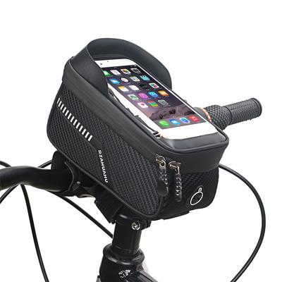 Waterproof Bike Handlebar Bag, Touch Screen PVC Anti-Scratch Phone Pouch for MTB & Universal Bicycle Accessories