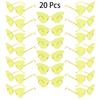 20 Pcs Rimless Butterfly Shaped Sunglasses Women  New In Fashion Multicolor Decor Sun Glasses Trendy Stylish Lady Shades