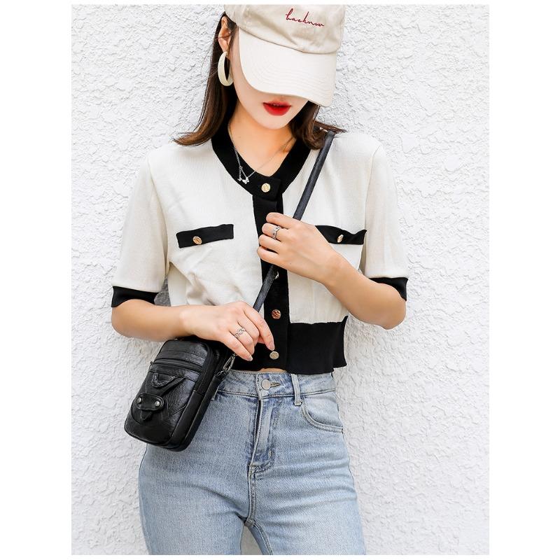 Women Crossbody Bag New Texture Shoulder Bag Phone Bag Soft Leather Chic Euro-American Style Mature Fashion Vintage Small Bag