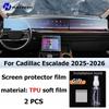 Per Cadillac Escalade 2025-2026 Schermo LCD Pellicola in TPU Opaca Antimpronta Pellicola Protettiva Schermo Navigatore Auto Accessori PPF