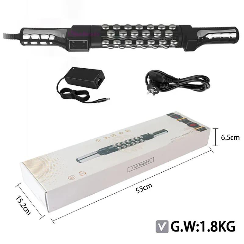 

Массажный ролик с подогревом 360° Расслабляющий глубокий массаж тканей для шеи, спины и ног Перезаряжаемый и портативный беспроводной массажер для тела