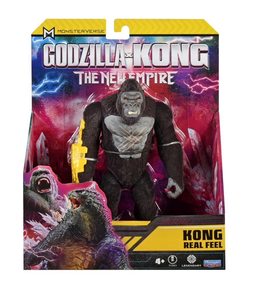 Playmates Toys Godzilla X Kong Kong Real Feel Titan GxK 6-inch