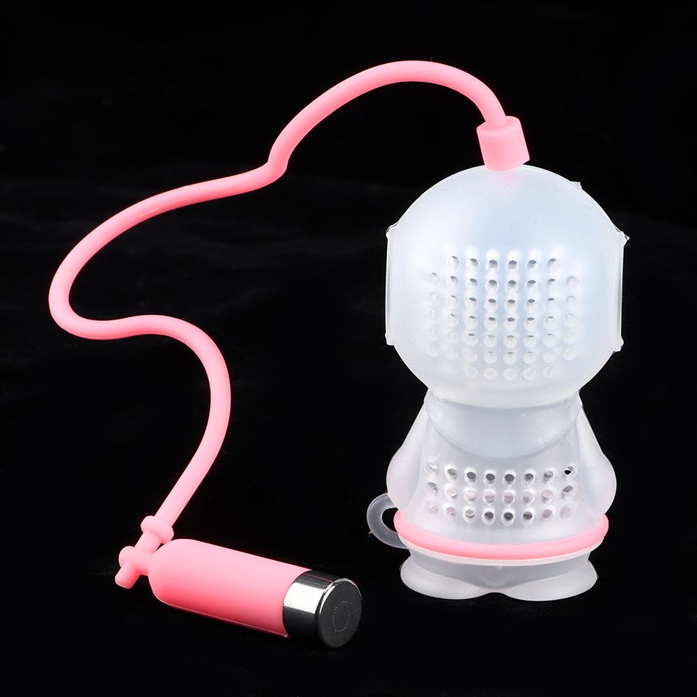 Innovative Diver Shape Silicone Tea Infuser Strainer Filter for Home Tea MakingPink