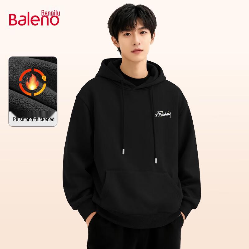 Baleno Men's Fleece Lined Pullover Hoodie