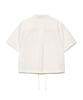 LEE Women Seersucker String Short Sleeve Shirt Beige